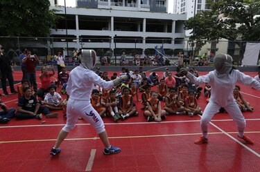 Grench comparte sus secretos de la esgrima