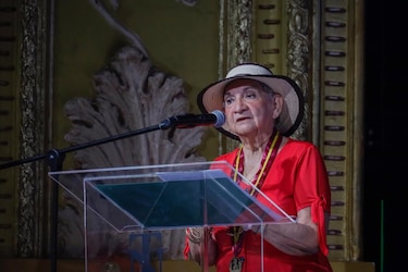 Bertalicia Peralta Arosemena, duodécima ganadora de la condecoración Rogelio Sinán