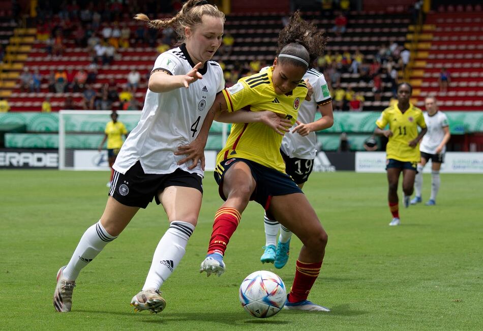 Colombia vence 1-0 a Alemania en el inicio del Mundial femenino Sub-20