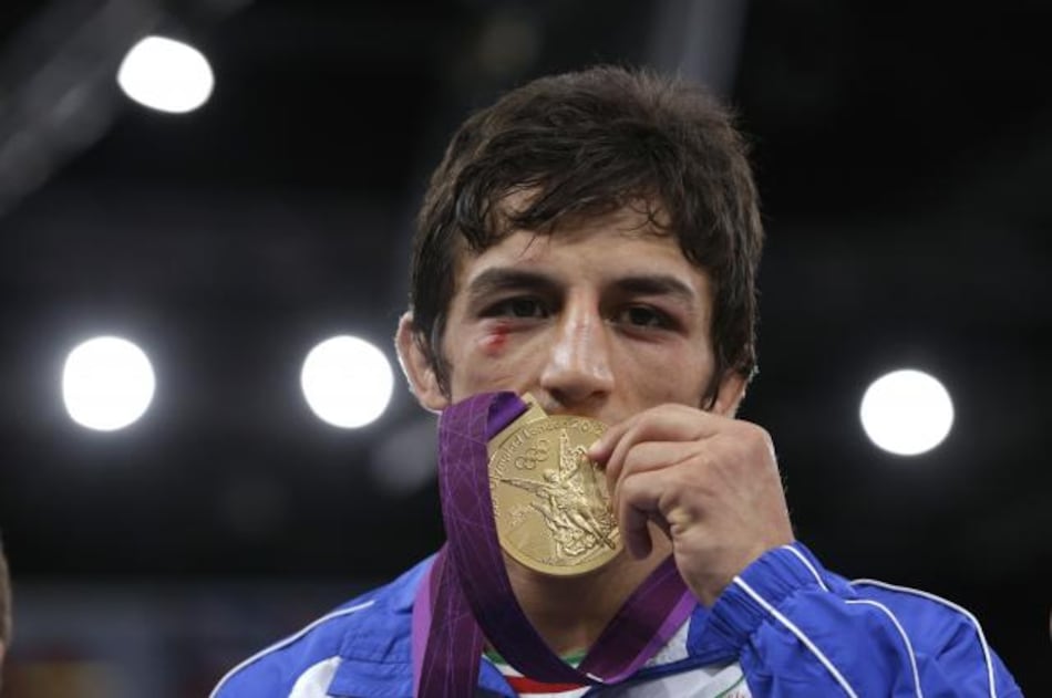 El iraní Hamid Soryan Reihanpour gana oro olímpico en lucha grecorromana