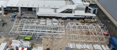 Estación Albrook avanza 61% en su ampliación para integrar las líneas 1 y 3 del metro