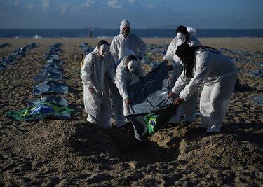 Brasil termina abril con más de 82,000 muertes por covid, el mes más letal de la pandemia