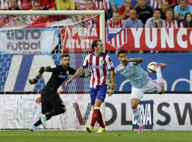 El Atlético tuvo un traspié en casa ante el Celta