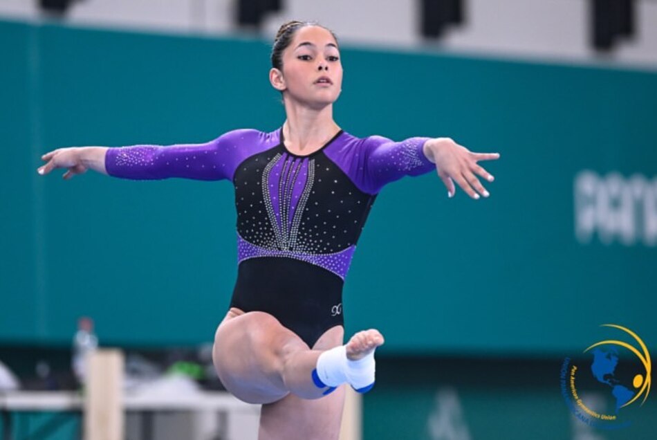 Lana Herrera continúa con su magia en la gimnasia
