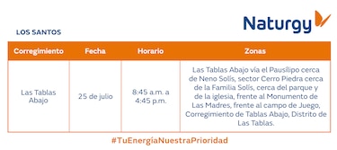 Trabajos de mantenimiento en la red eléctrica del 21 al 27 de julio 2025
