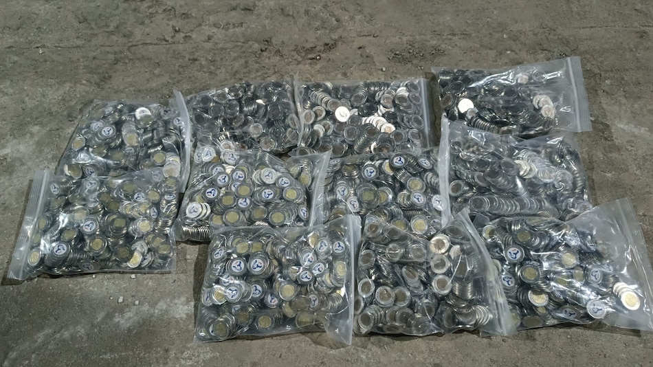 El segundo lote de monedas ‘martinellis’ falsas estaba camuflado entre materiales de cobre