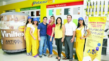 Pintuco realiza activaciones en sus tiendas de pintura Pintacasa
