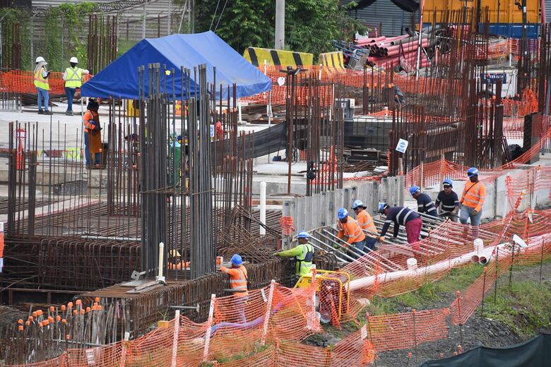 Paro en la construcción frena avance de la Línea 3 del Metro en Panamá Oeste