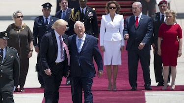 Donald Trump llega a Israel para la segunda etapa de su gira