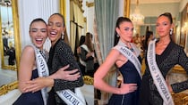 Miss Panamá y Miss Venezuela, las dos latinas más altas en Miss Universo, posan juntas en Puerto Rico 