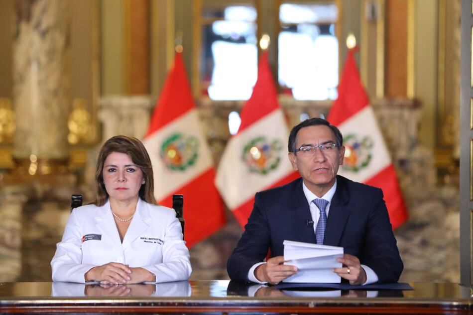 El presidente de Perú confirma el primer caso de coronavirus en el país