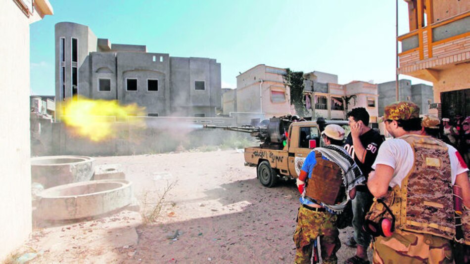 Se intensifica la lucha en Sirte