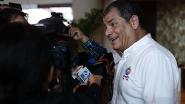 Expresidente Rafael Correa asegura que en su país no hay un Estado de derecho