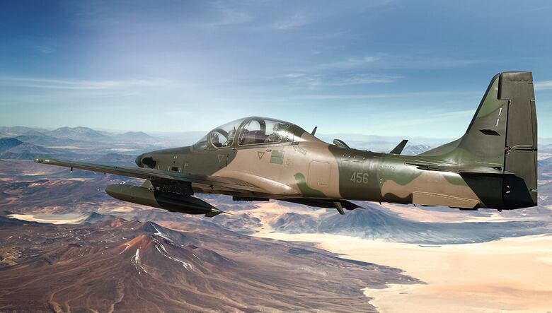 El costo de cuatro aviones ‘Super Tucano’: $68.2 millones y casi la mitad sería financiada a crédito