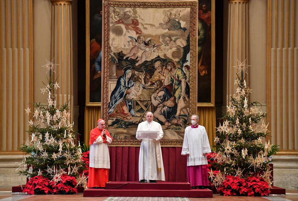‘Necesitamos más que nunca la fraternidad’, dice el papa Francisco en su mensaje de Navidad