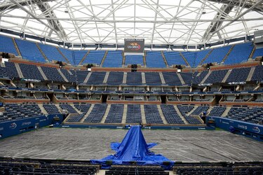 Aplazan semifinales del Abierto de Estados Unidos por lluvia