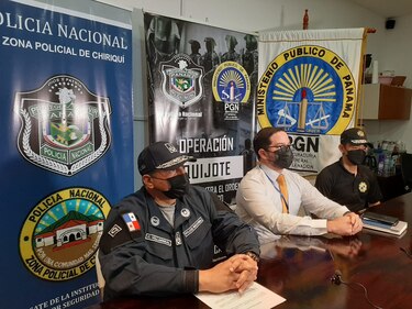 Desmantelan organización criminal de costarricenses en Chiriquí