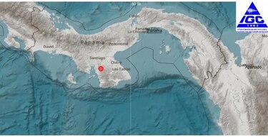 Se registra sismo en la provincia de Veraguas; no hay reporte de afectaciones