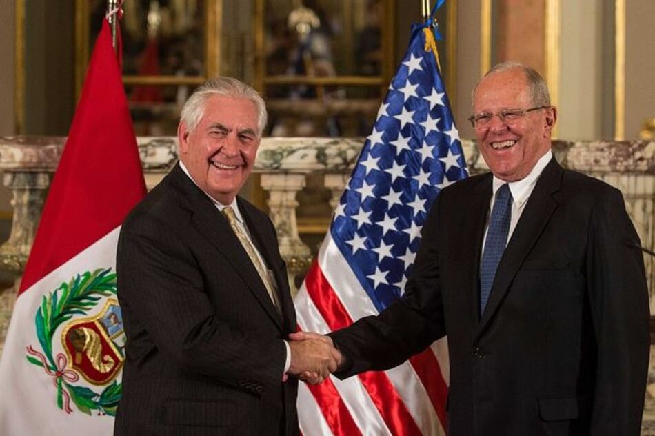 Tillerson elogia el papel del grupo de Lima ante la crisis en Venezuela