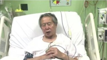 Internan otra vez a Alberto Fujimori en clínica de Perú