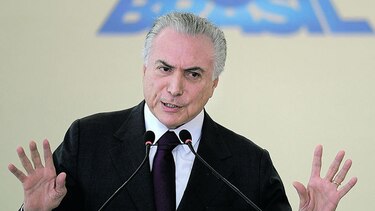 Policía de Brasil dice que tiene pruebas de que el presidente Michel Temer recibió sobornos