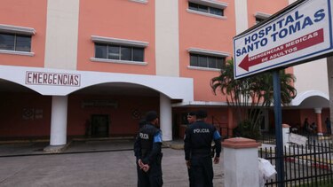 Martinelli, en la sala de cuidados intensivos del Hospital Santo Tomás