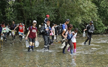 10 mil 31 migrantes han cruzado el Darién en 11 días de febrero