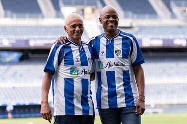 Recuerdos imborrables: Julio César Dely Valdés y Darío Silva reviven la historia del Málaga