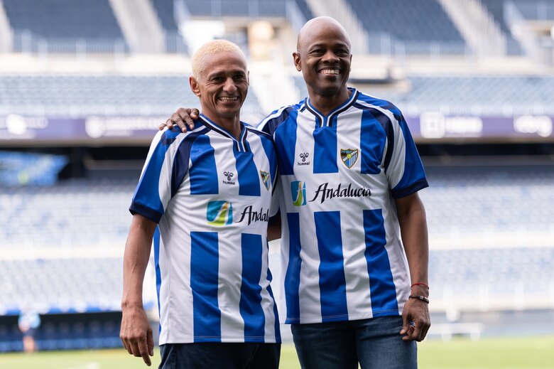 Recuerdos imborrables: Julio César Dely Valdés y Darío Silva reviven la historia del Málaga