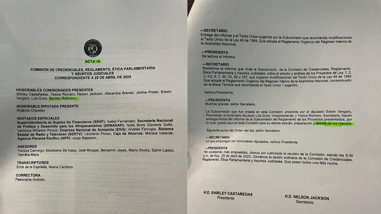 Reformas al reglamento interno de la Asamblea se discutirán con metodología RM, PRD y Panameñista