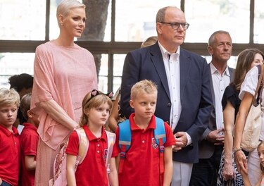 Los hijos de Charlene y Alberto de Mónaco en su primer día de escuela