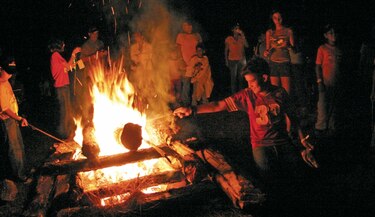 La tradición de acampar