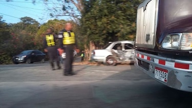 Nueve heridos deja accidente en la barriada Aguas Blancas de Penonomé