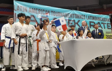 Karatecas de América se reúnen en Panamá para torneo internacional