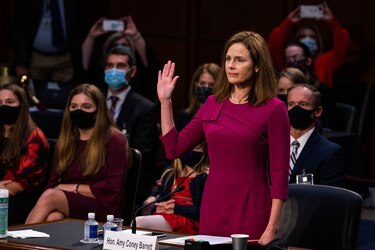 Senado revela divisiones ante jueza nominada por Trump a la Corte Suprema