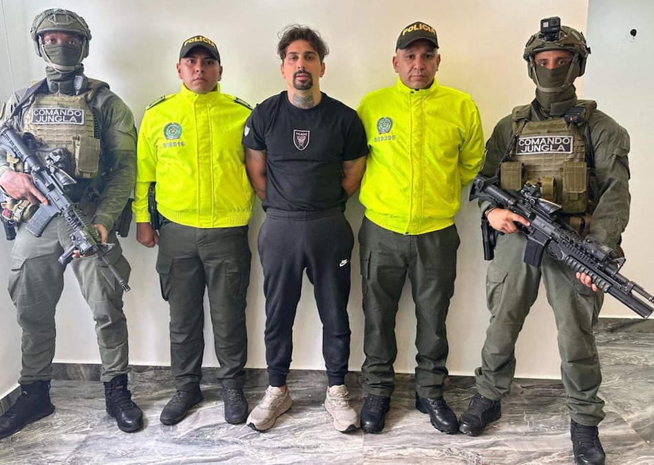 Capturan en Colombia a Emanuele Gregorini, capo de la mafia italiana en América Latina; enviaba droga desde Panamá a Europa