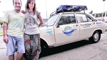 La vuelta en un auto de 1974