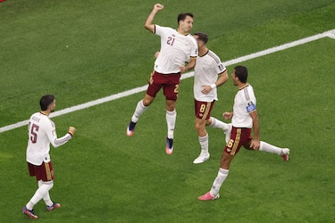 Un penal de Oyarzabal marca la diferencia tras 45 minutos de la semifinal en Dallas