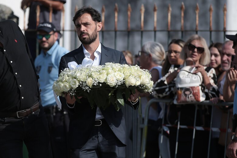 Las conmovedoras imágenes del funeral de Diogo Jota y su hermano André Silva