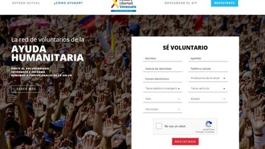 Proveedor estatal bloquea web de voluntarios para ayuda humanitaria en Venezuela