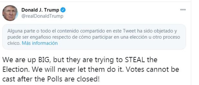 Twitter y Facebook están en alerta ante las proclamaciones de Trump