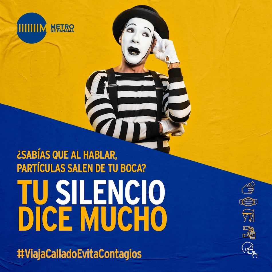 El Metro de Panamá lanza la campaña ‘Tu silencio dice mucho’