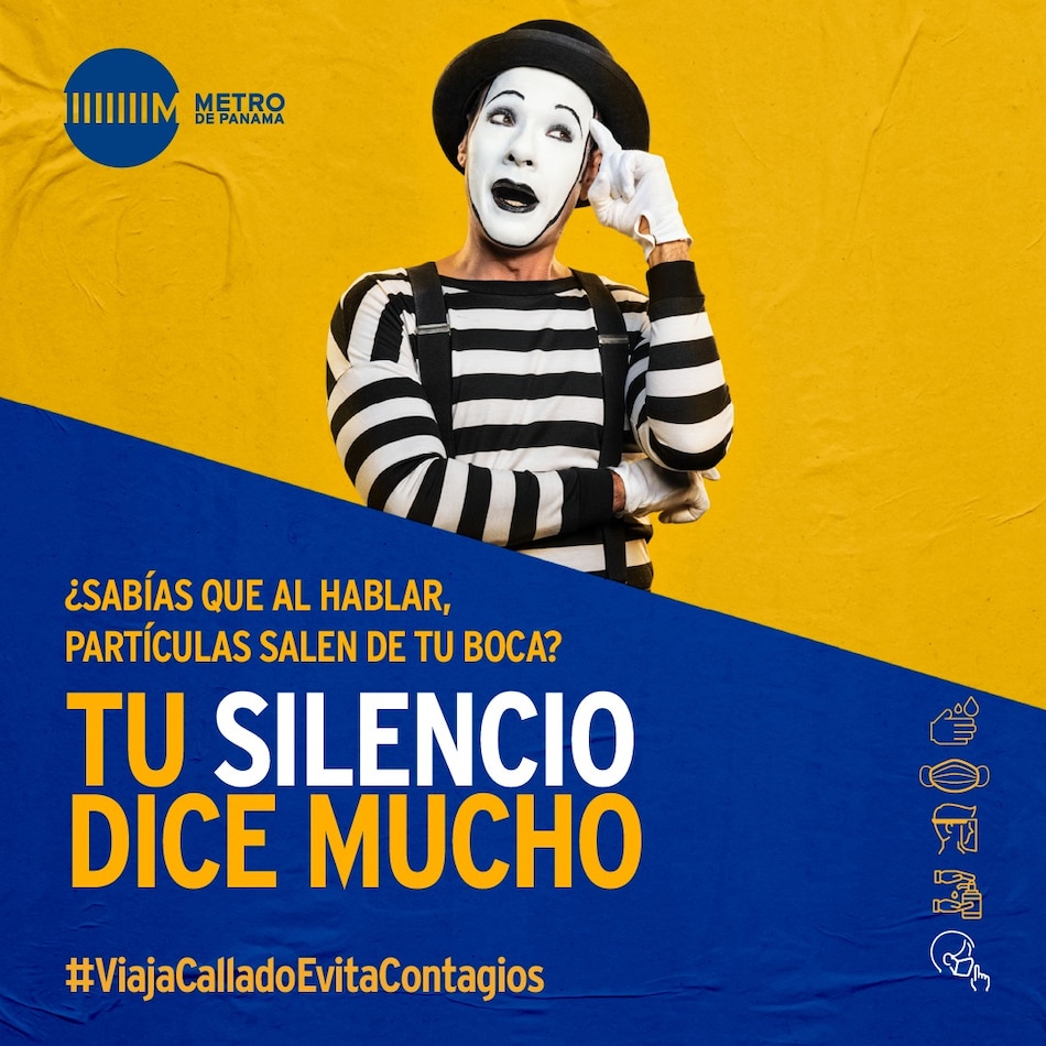 El Metro de Panamá lanza la campaña ‘Tu silencio dice mucho’