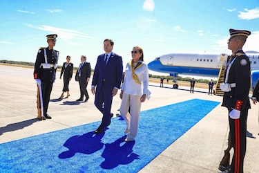 Marco Rubio llega a El Salvador para reunirse con el presidente Nayib Bukele