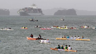 ¡A remar en la bahía! Arranca temporada de cayucos