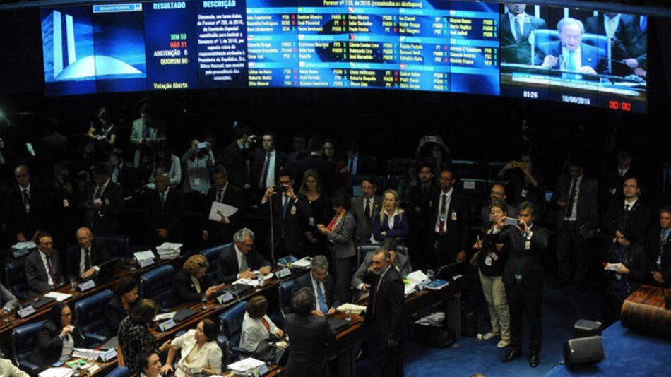 Senado brasileño juzgará a Dilma Rousseff y su mandato pende de un hilo