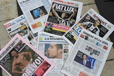 ‘El golpe del siglo’, la prensa italiana se rinde ante la llegada de Ronaldo