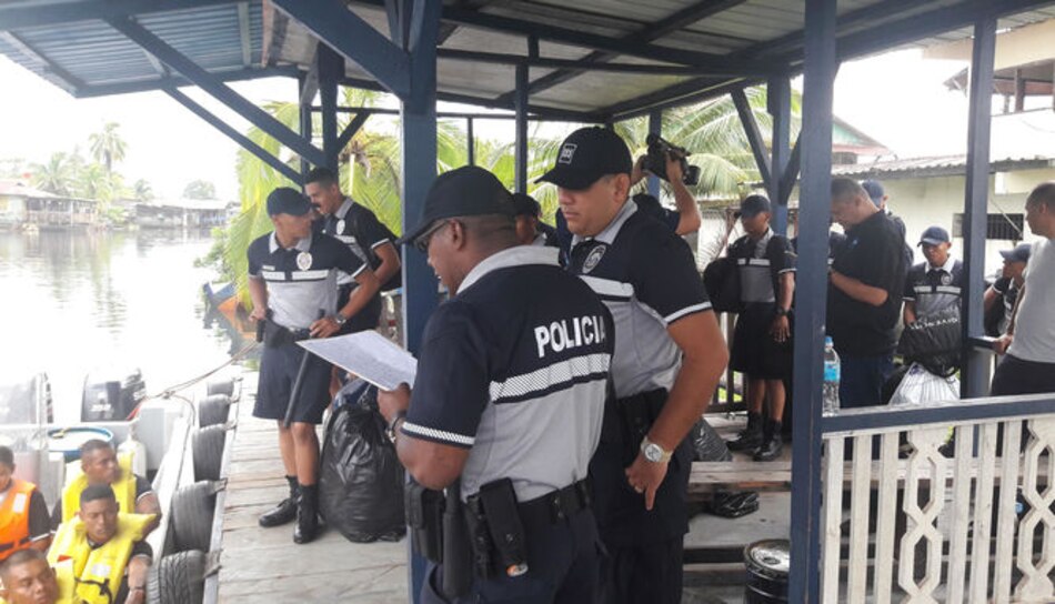 Policía Nacional refuerza la seguridad en las islas de Bocas del Toro