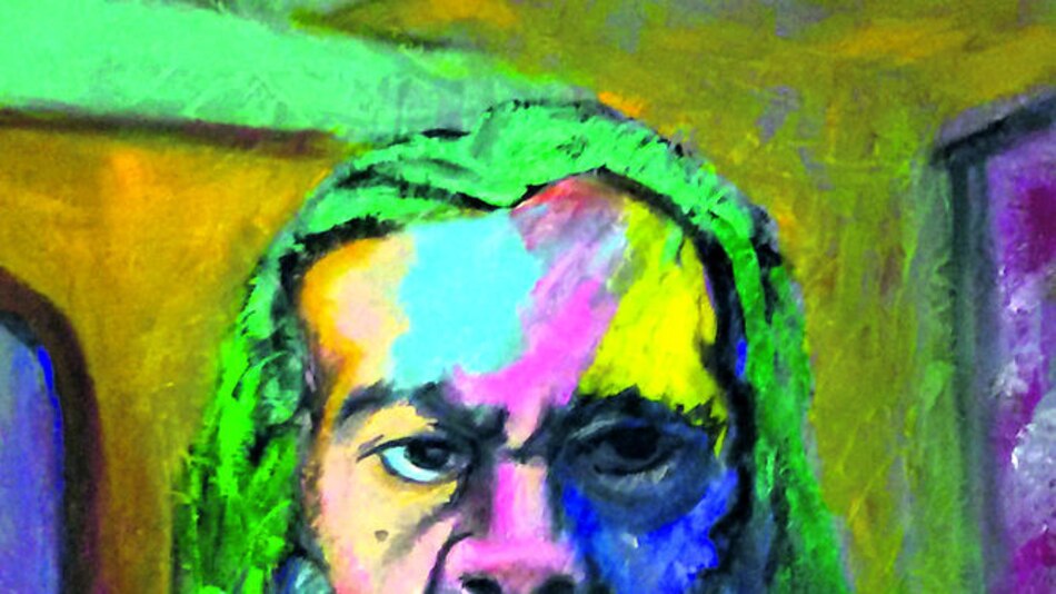 Paisajes de cielos azules y violetas