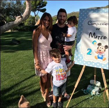 Messi y su esposa confirman que esperan su tercer hijo